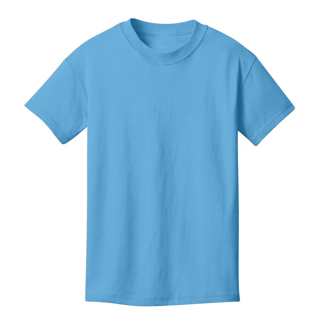 48 Pack Youth Cotton T-Shirt - Light Blue