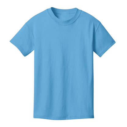 48 Pack Youth Cotton T-Shirt - Light Blue