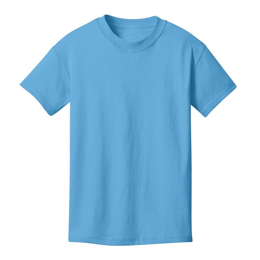 48 Pack Youth Cotton T-Shirt - Aqua