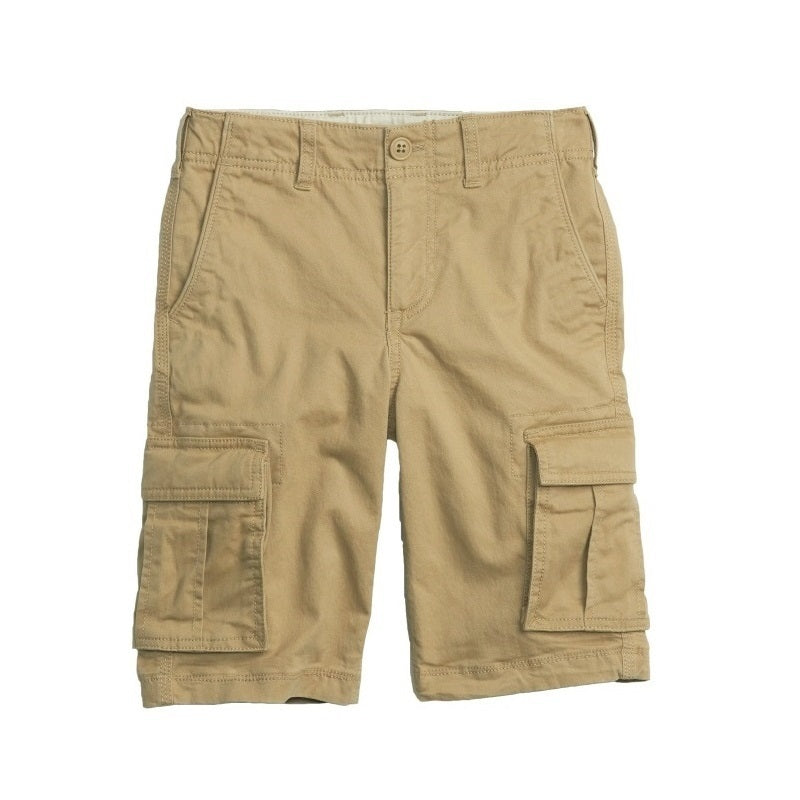 36 Pack Youth Boys Stretch Cargo Shorts - Khaki