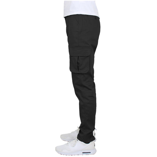 24 Pack Boys Cargo Pants - Black