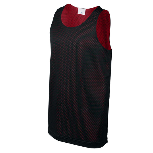 36 Pack Youth Reversible Mesh Jersey Tank - Black / Red