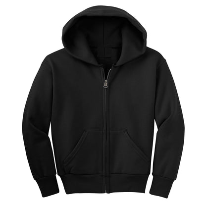 24 Pack Youth Zip Up Hoodie - Navy