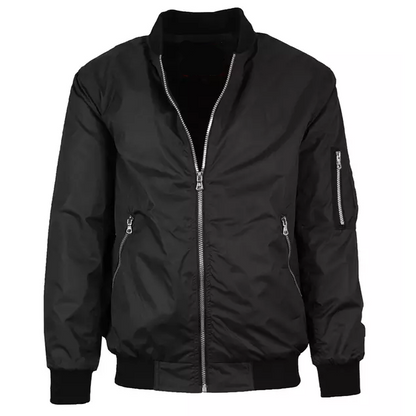 24 Pack Youth Lightweight Bomber Jacket - Black