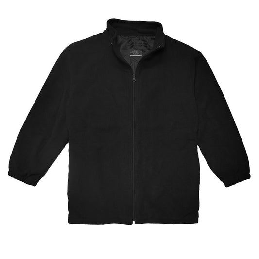 24 Pack Youth Polar Fleece Full Zip Jacket - Black