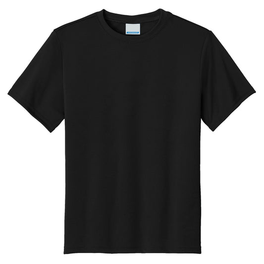 48 Pack Youth Short Sleeve Performance Tee - Black