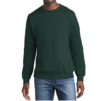 24 Pack Men's Crewneck Sweatshirt - Black