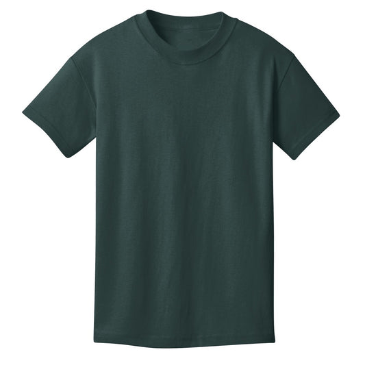 48 Pack Youth Cotton T-Shirt - Dark Green