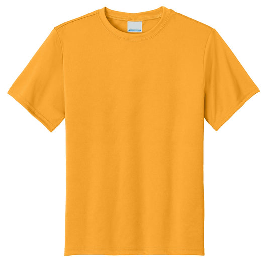 48 Pack Youth Short Sleeve Performance Tee - Gold