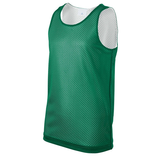 36 Pack Youth Reversible Mesh Jersey Tank - Kelly Green / White