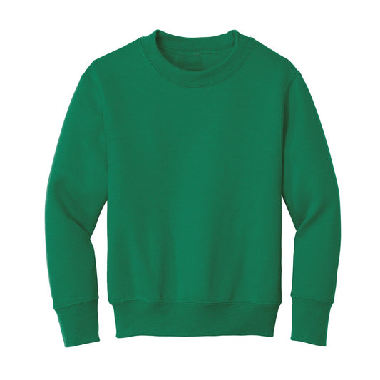 24 Pack Youth Crewneck Sweatshirt - Kelly Green