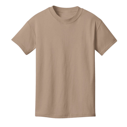 48 Pack Youth Cotton T-Shirt - Khaki