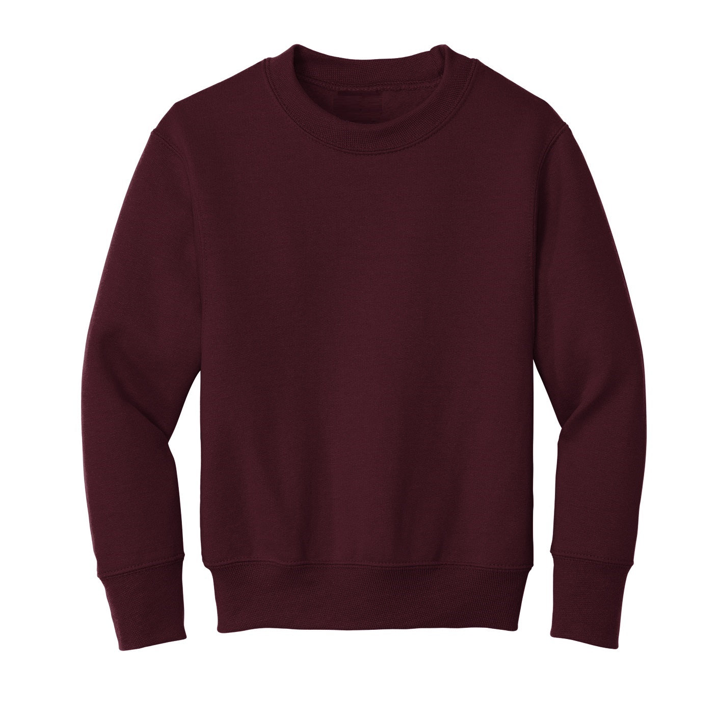 24 Pack Youth Crewneck Sweatshirt - Sangria