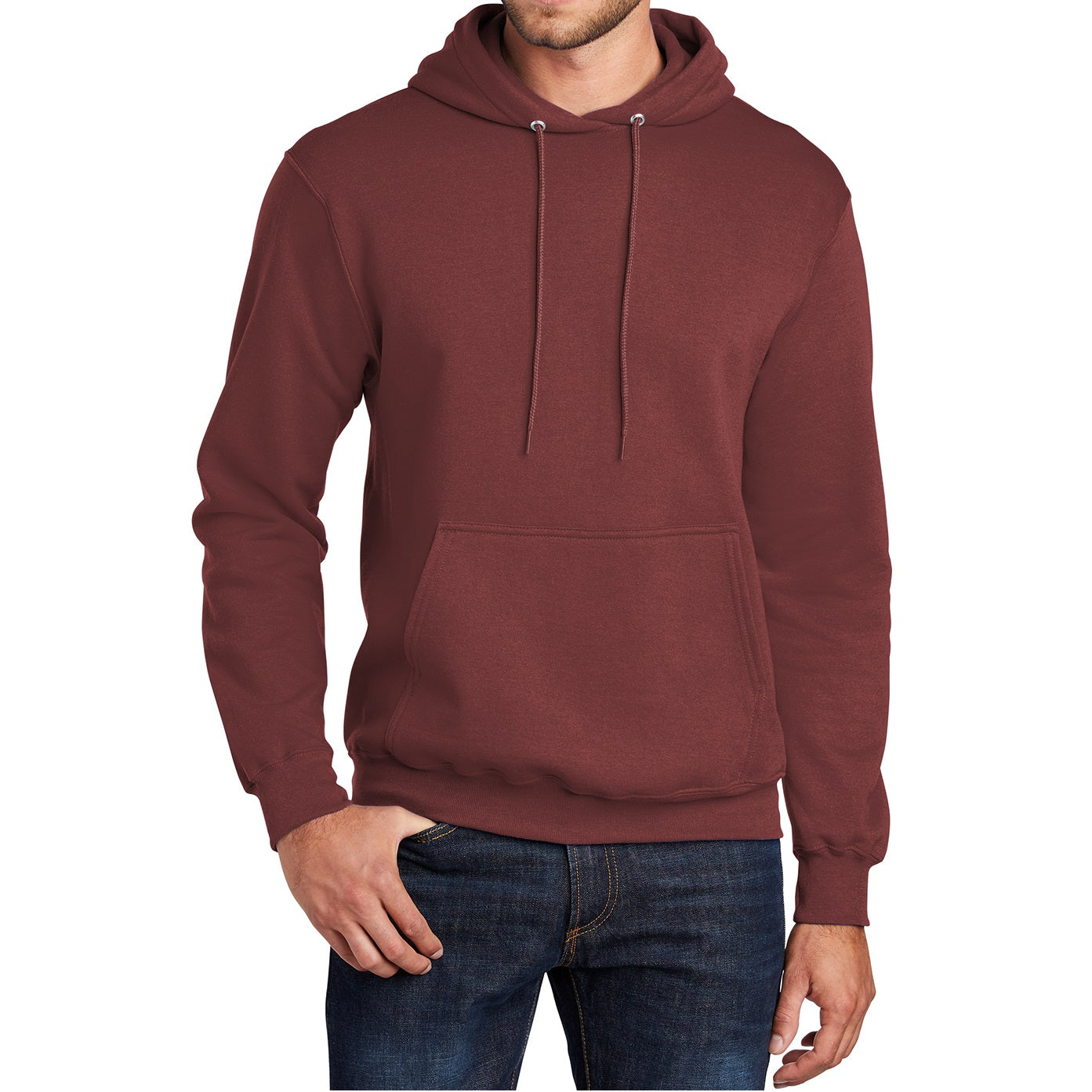 24 Pack Men's Pullover Hoodie - Dark Green