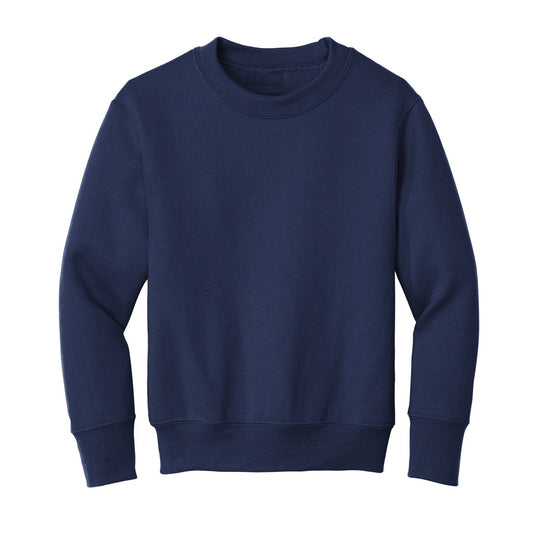 24 Pack Youth Crewneck Sweatshirt - Navy