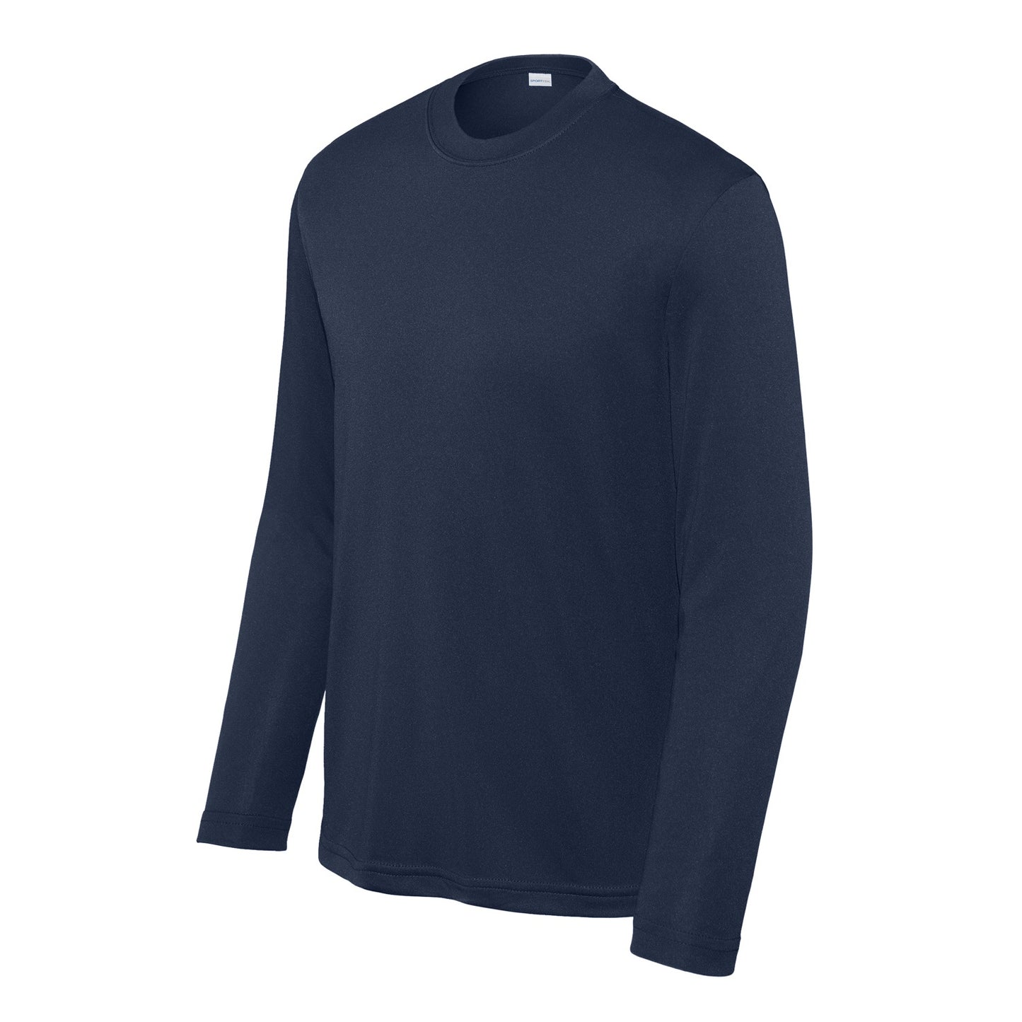 48 Pack Youth Long Sleeve Performance Tee - Royal Blue