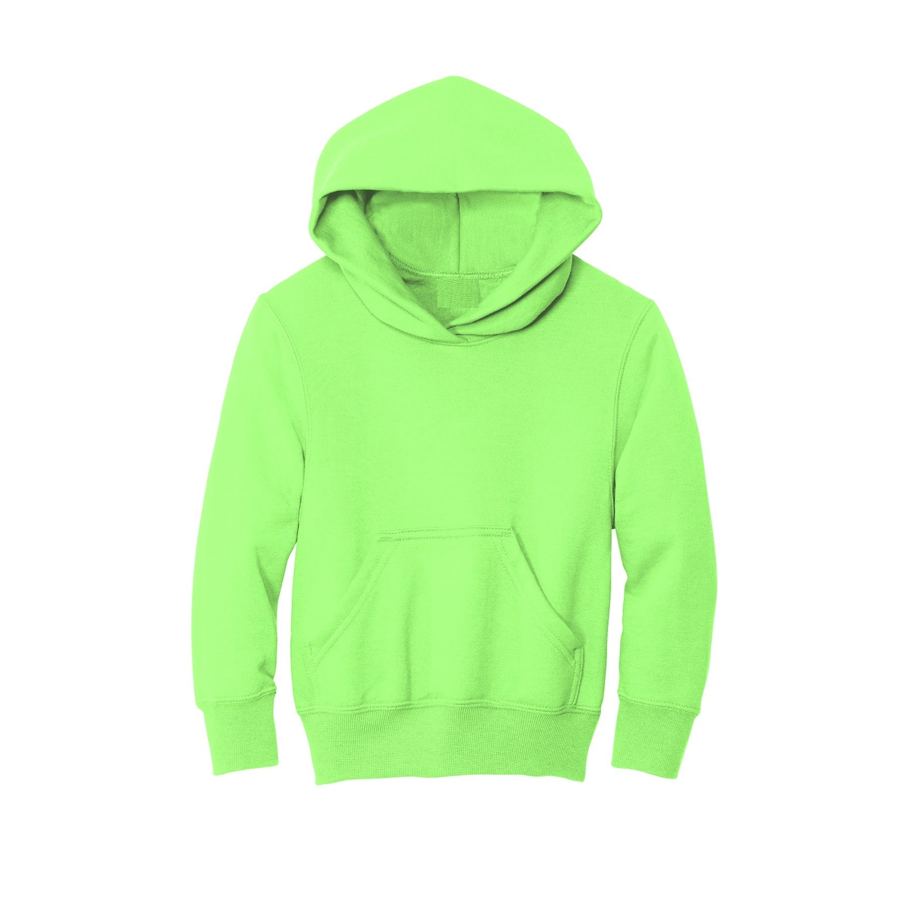 24 Pack Youth Pullover Hoodie in Neon Green Wholesale Hoodies WholesaleSweats