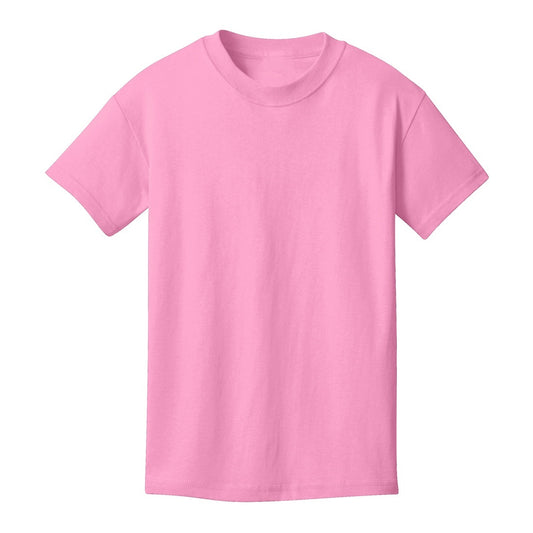 48 Pack Youth Cotton T-Shirt - Pink