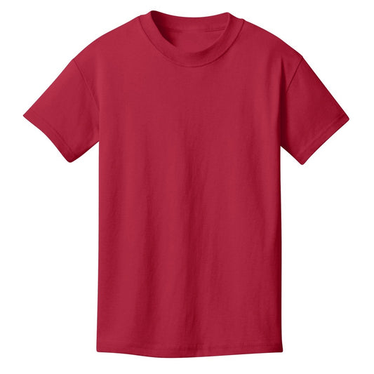 48 Pack Youth Cotton T-Shirt - Red