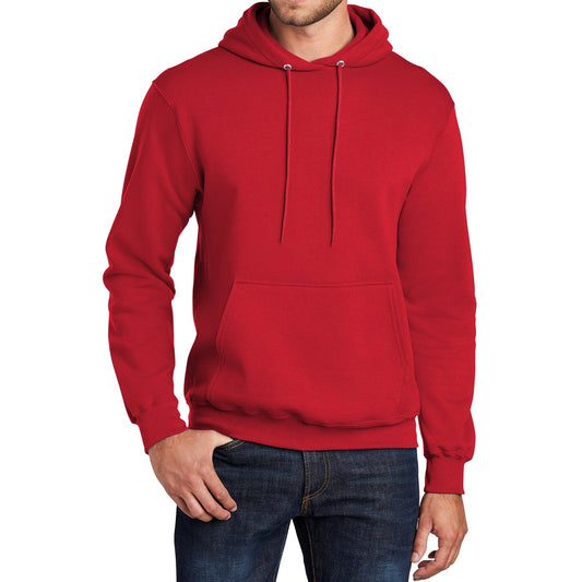 24 Pack Men's Pullover Hoodie - Red