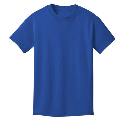 48 Pack Youth Cotton T-Shirt - Light Blue