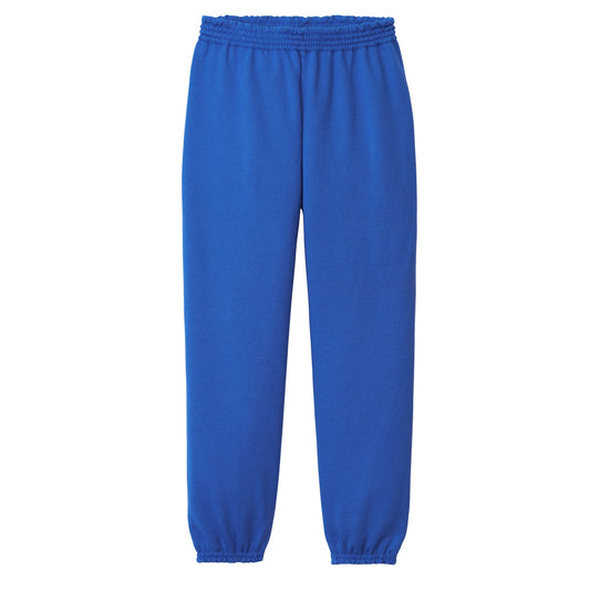 24 Pack Youth Core Fleece Sweatpants - Royal Blue