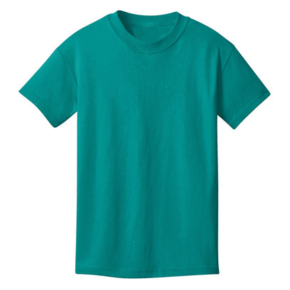 48 Pack Youth Cotton T-Shirt - Light Blue