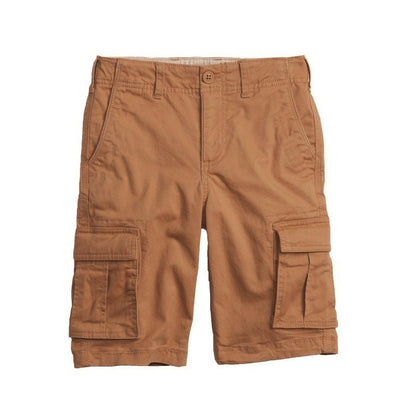 36 Pack Youth Boys Stretch Cargo Shorts - Khaki