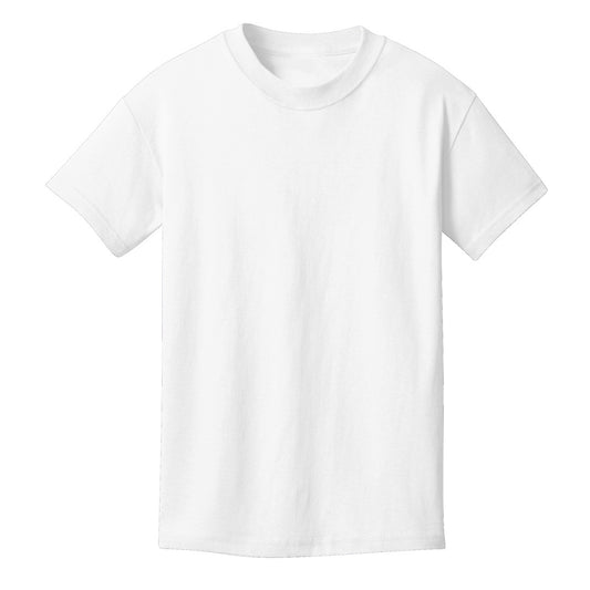 48 Pack Youth Cotton T-Shirt - White