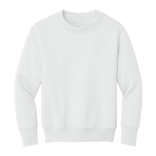 24 Pack Youth Crewneck Sweatshirt - White