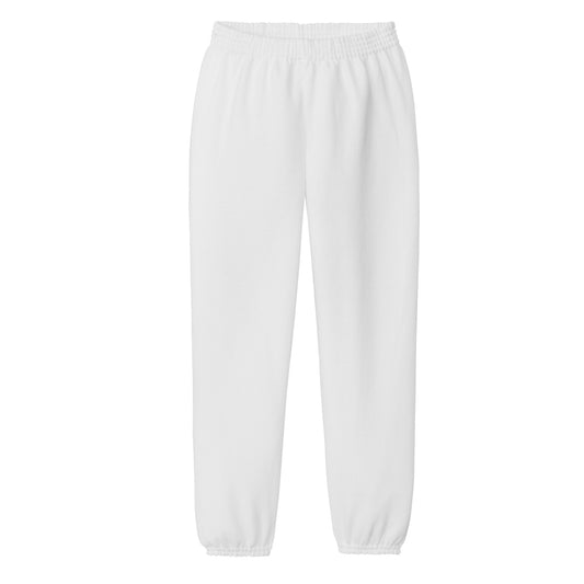 24 Pack Youth Core Fleece Sweatpants - White