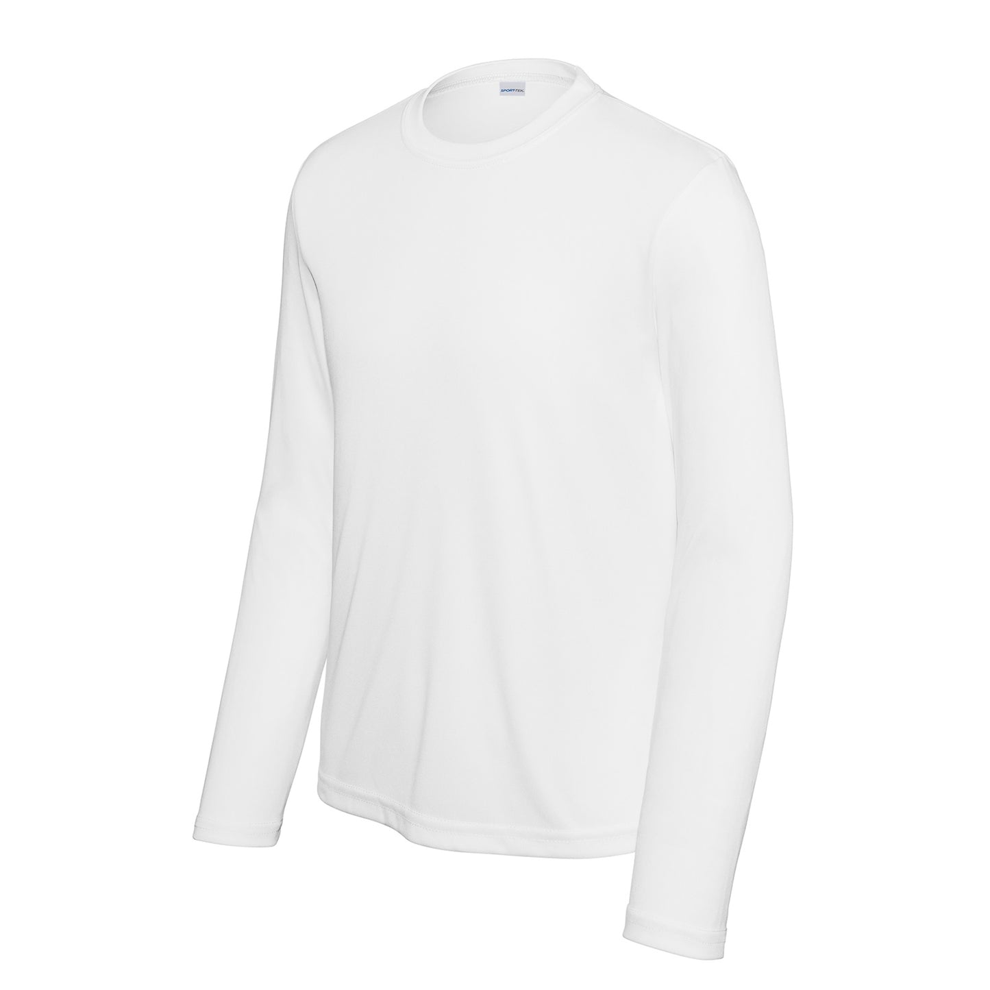 48 Pack Youth Long Sleeve Performance Tee - Royal Blue