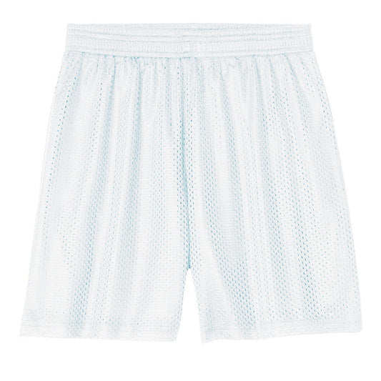 48 Pack Youth Mesh Gym Shorts - White