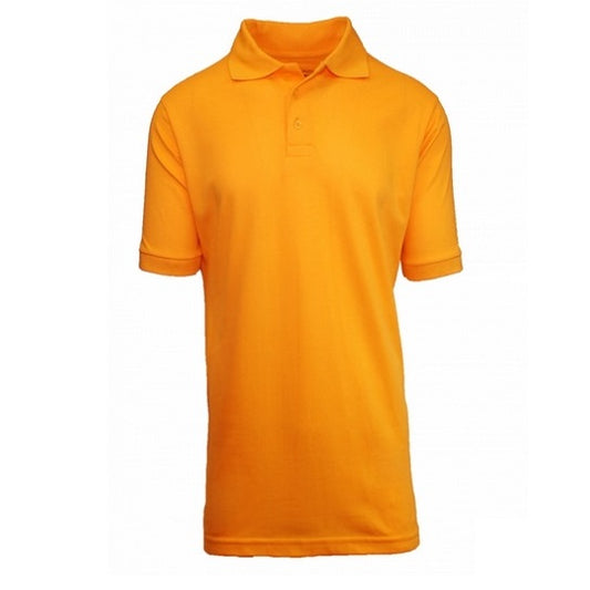 36 Pack Boys Short Sleeve Pique Polo Shirt - Gold