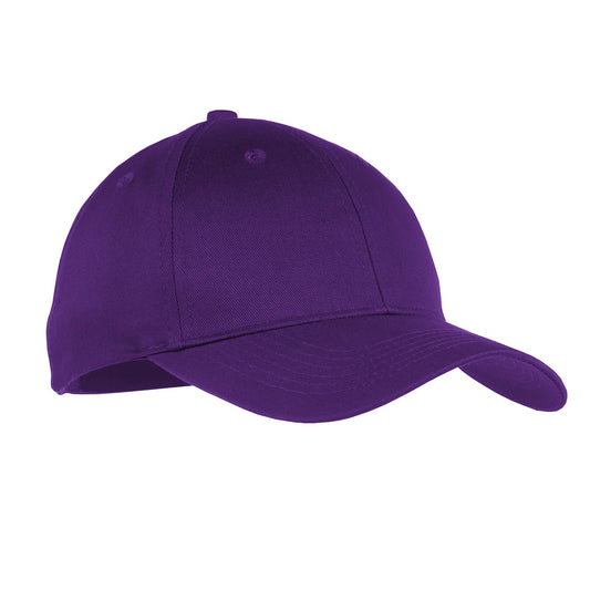 24 Pack Youth Twill Cap - Purple