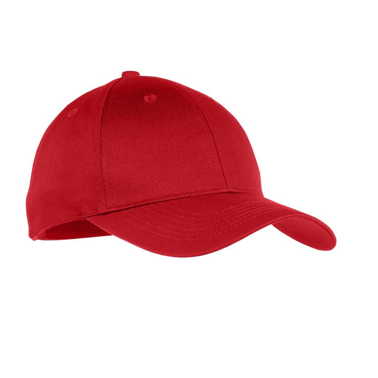 24 Pack Youth Twill Cap - Red